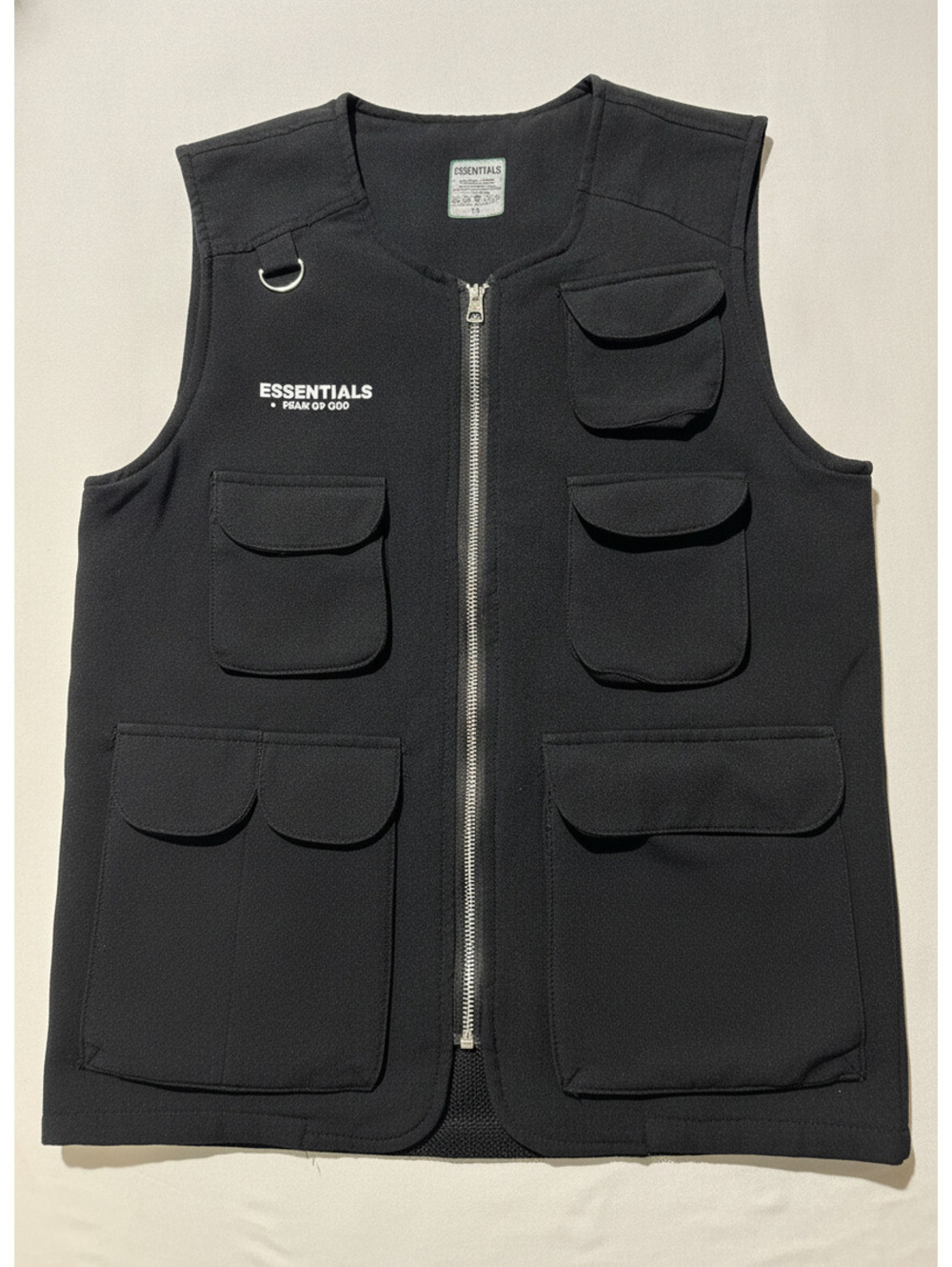 Fear of God Essentials Black Utility Vest XL – Pocket Heaven